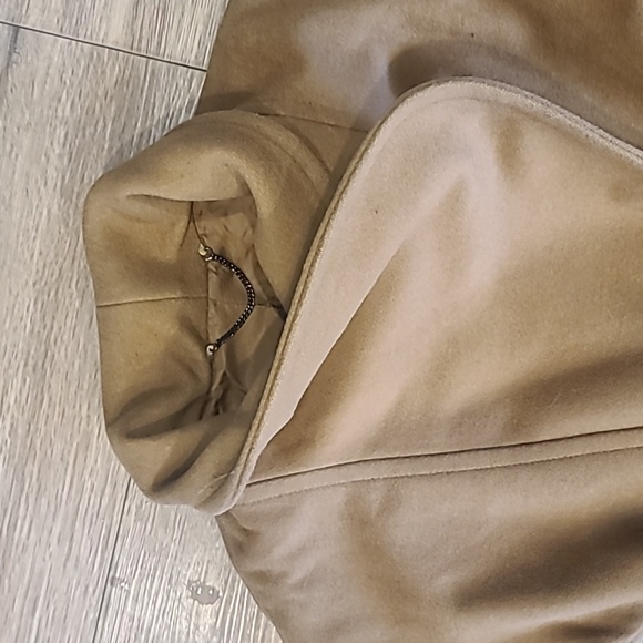 EUC, Wilfred Wool/cashmere Coat, No Sz Tag. Tan Belted, Pockets. 16 ptp - Picture 4 of 11